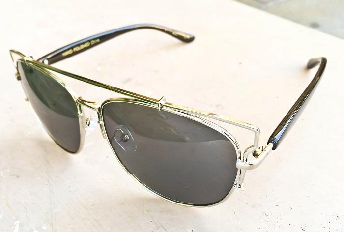 Occhiali Da Sole Metallo Lenti A Specchio Occhiali Da Sole Aviator Grandi Specchiati - Montatura Metallo Argento, Stile Rock Retrò Occhiali Da Sole UV400 - Foto 3