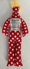 Original Dammit Doll Stress Reliever 12"Polkadot Polka Dot