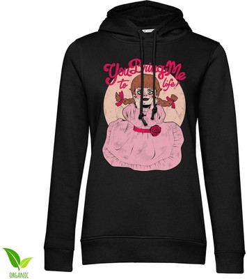 Annabelle You Bring Me To Life Girls Damen Hoodie Black