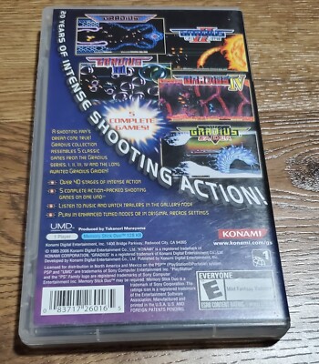 Gradius Collection – Jeu Sony PSP – Comme Neuf