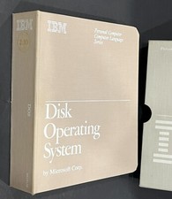 IBM MS-DOS 2.10- Original Box with two 5.25 floppy drives-First Edition Sep 1983