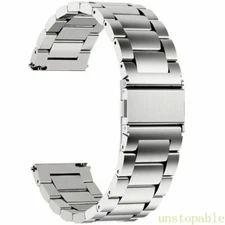 18/20/22/24mm Metal Watch Band Strap Replacement Stainless Steel Wrist Bracelet