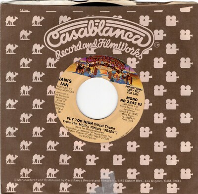 Janis Ian   Fly Too High 1979 Casablanca Promo ''Foxes'' Soundtrack Synth-Pop  EX