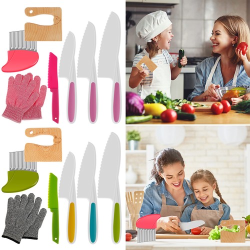 Kids Cooking Cutter Safe Toddler Kitchen Cutter Set with Woody Cutter paRVs