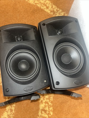 Klipsch Quintet 2 Set of 2 Speakers With Stands Black Packaging - Picture 3 of 4