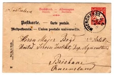 Bavaria Ga P24II/07x Nach Australia Postmarked (BA3248