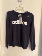 Women NWT "Adidas" navy blue pullover sweatshirt. Size Sm. Reg. 36.89