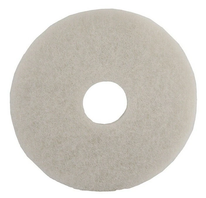WHITE finishing & polishing Floor Pad 14'' 15'' 16'' & 17'' Floor Scrubber Drier