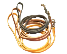 Warner Sporting Cumberland Leather Swivel Snap Dog Leash (2-4-6 foot) USA