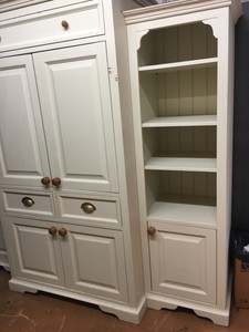 Tall Kitchen Larder Cupboard Cream Ebay