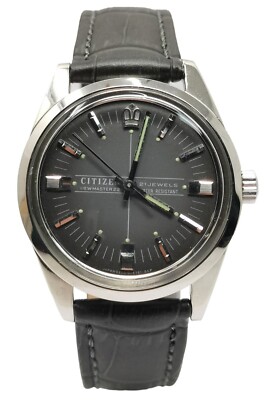 Orologio Citizen new master 22 mechanical watch vintage 35mm stainless steel rar