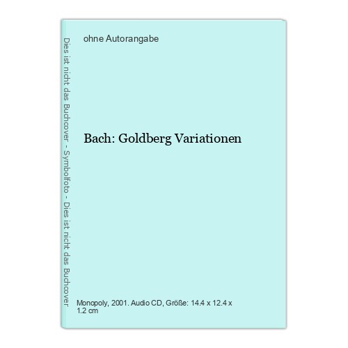 Bach: Goldberg Variationen