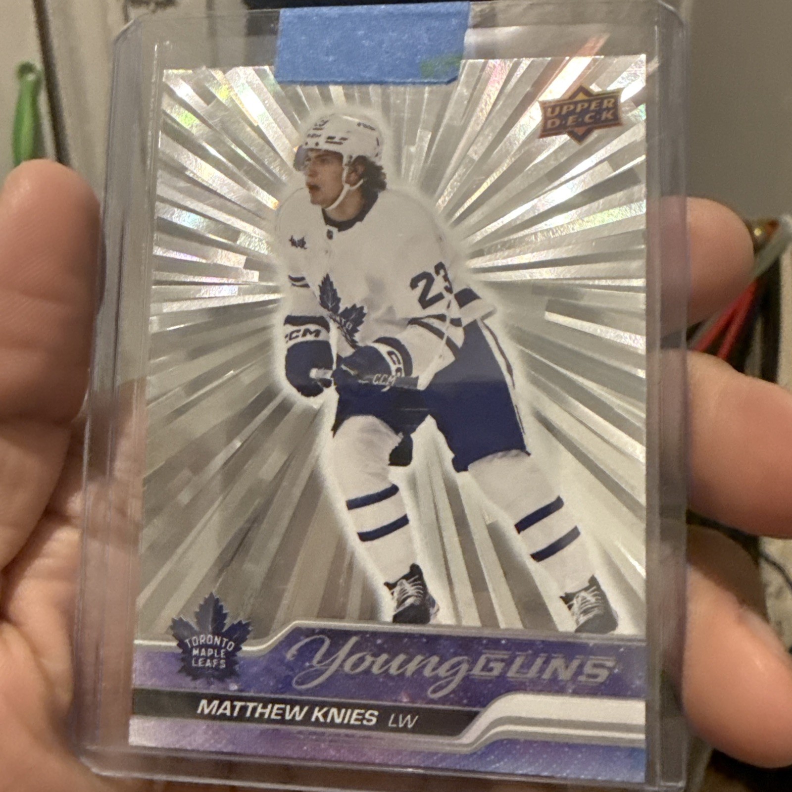 2023-24 Upper Deck Young Guns Outburst Rookie RC #222 Matthew Knies