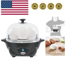 Easy Electric 7 Egg Capacity Cooker, Poacher, Omelet Maker, Scrambled, Soft, ...