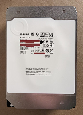 Toshiba Enterprise Capacity 14TB SATA 3,5'' MG08ACA14TE NAS 512MB Cache
