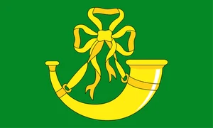 Huntingdonshire Flag Self Adhesive Vinyl Sticker