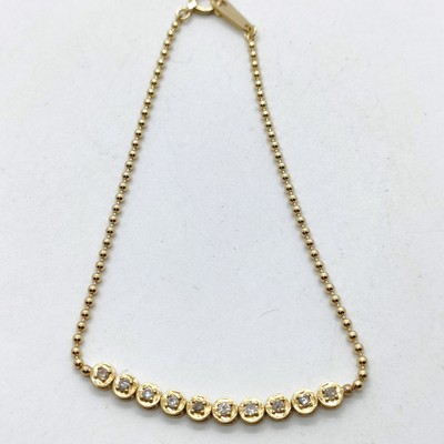 Jewelry Bracelet Natural Diamond 0.2ct Gold 4111386