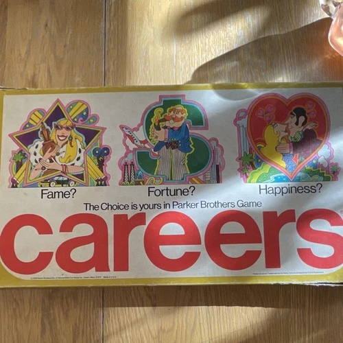 Parker Brothers Careers Board Game 1976 Finance Ages 8+ complete Vintage