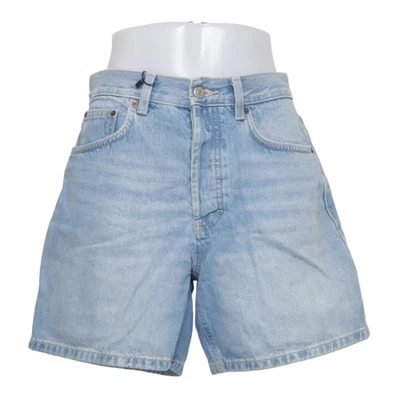 Topshop, Jeans Shorts, Größe: 38, model: editor, Blau, Baumwolle, Einfarbig #PXc - Bild 1 von 4