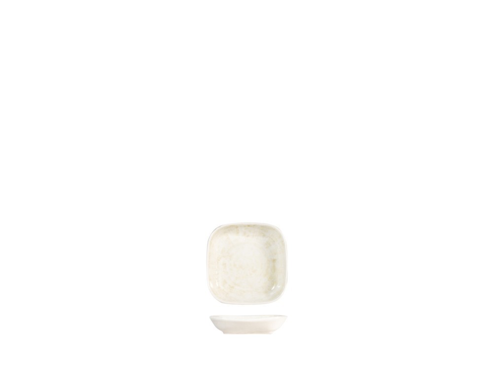 Square Plate In Porcelain, H&H, Eris, 8Cm, Multicolor