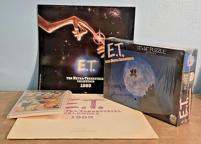 VTG New 1983 E.T. The Extra-Terrestrial Calendar Puzzle  Hallmark Greeting Cards
