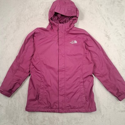 The North Face Jacke Mädchen XL rosa Kapuze wasserdicht Outdoor Alter 18