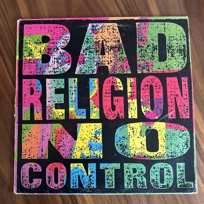 Bad Religion, No Control. 1989  Epitaph Lp, good condition, no insert