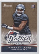 2012 Bowman Gold Chandler Jones #126 1g5
