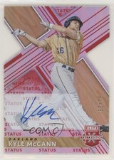 2019 Panini Elite Extra Edition Status Red Die-Cut 62/75 Kyle McCann Auto 09an