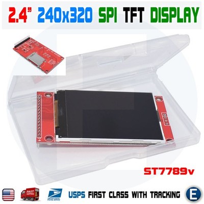2.4'' TFT LCD Color Display SPI Serial Module ST7789v 240x320 SD Card 5V/3.3V LED