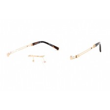 Charriol Men's Eyeglasses Shiny Gold Titanium Rectangular Frame PC75088 C01