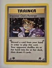 POKEMON IMPOSTER OAKS REVENGE 76/82 1ST EDITION TRAINER TEAM ROCKET NM GENGAR