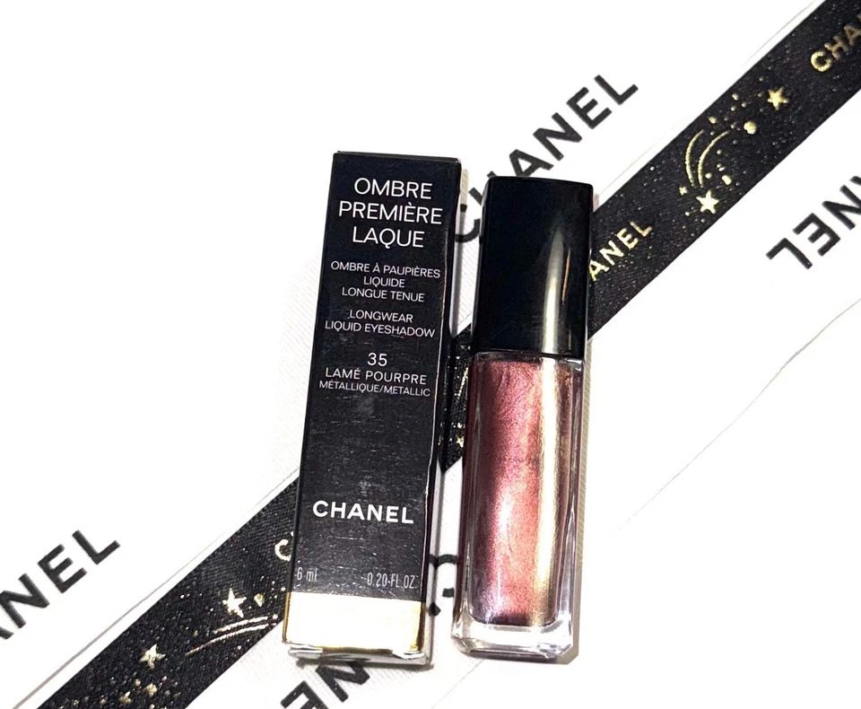 Chanel Ombre Premiere Laque Longwear Liquid  Eyeshadow 35 Lame Pourpre Metallic - Bild 4 von 4