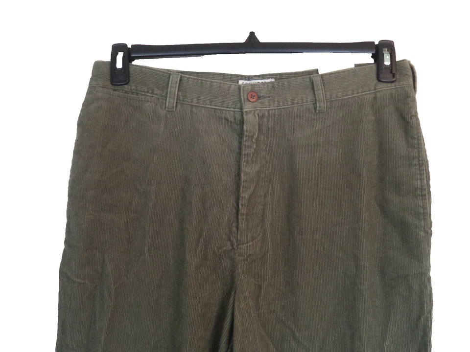 Pantalones de pana Covington oliva para hombre. 36 X 30. 100% algodón. Foto 3 de 4