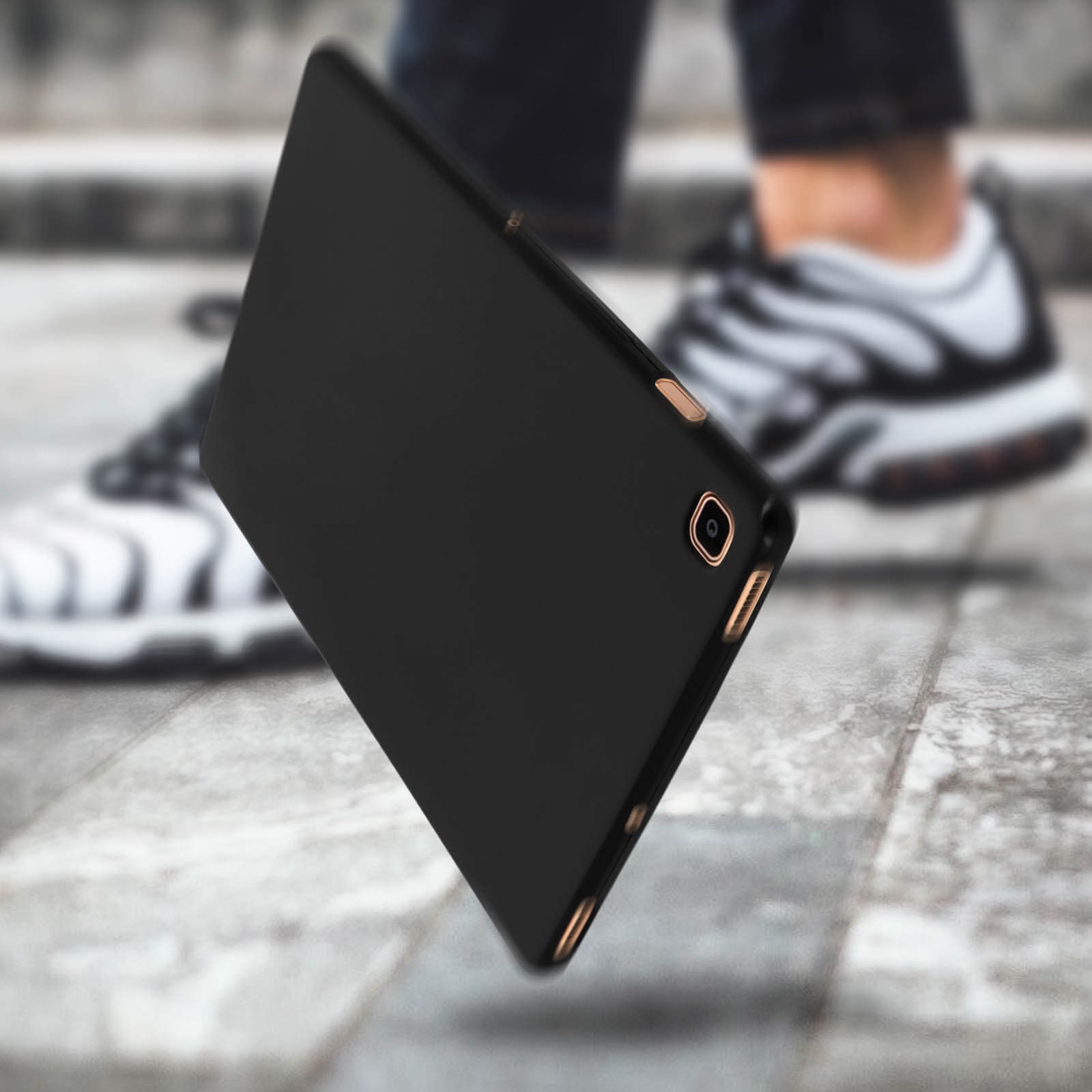 Coque Galaxy Tab S5e en silicone souple antichoc texture mate