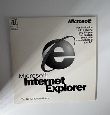 Microsoft Internet Explorer windows PC 95 Disc not sealed