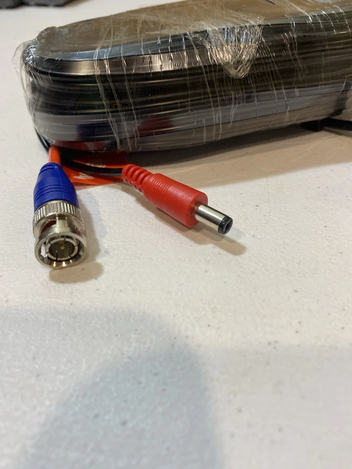 50ft CCTV BNC Video Power Cable  Surveillance Security Camera Wire Cord New - Image 3 of 4