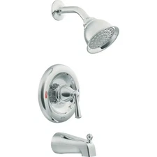 MOEN Banbury 82910 One-Handle Tub and Shower Faucet in Chrome (Valve Included)