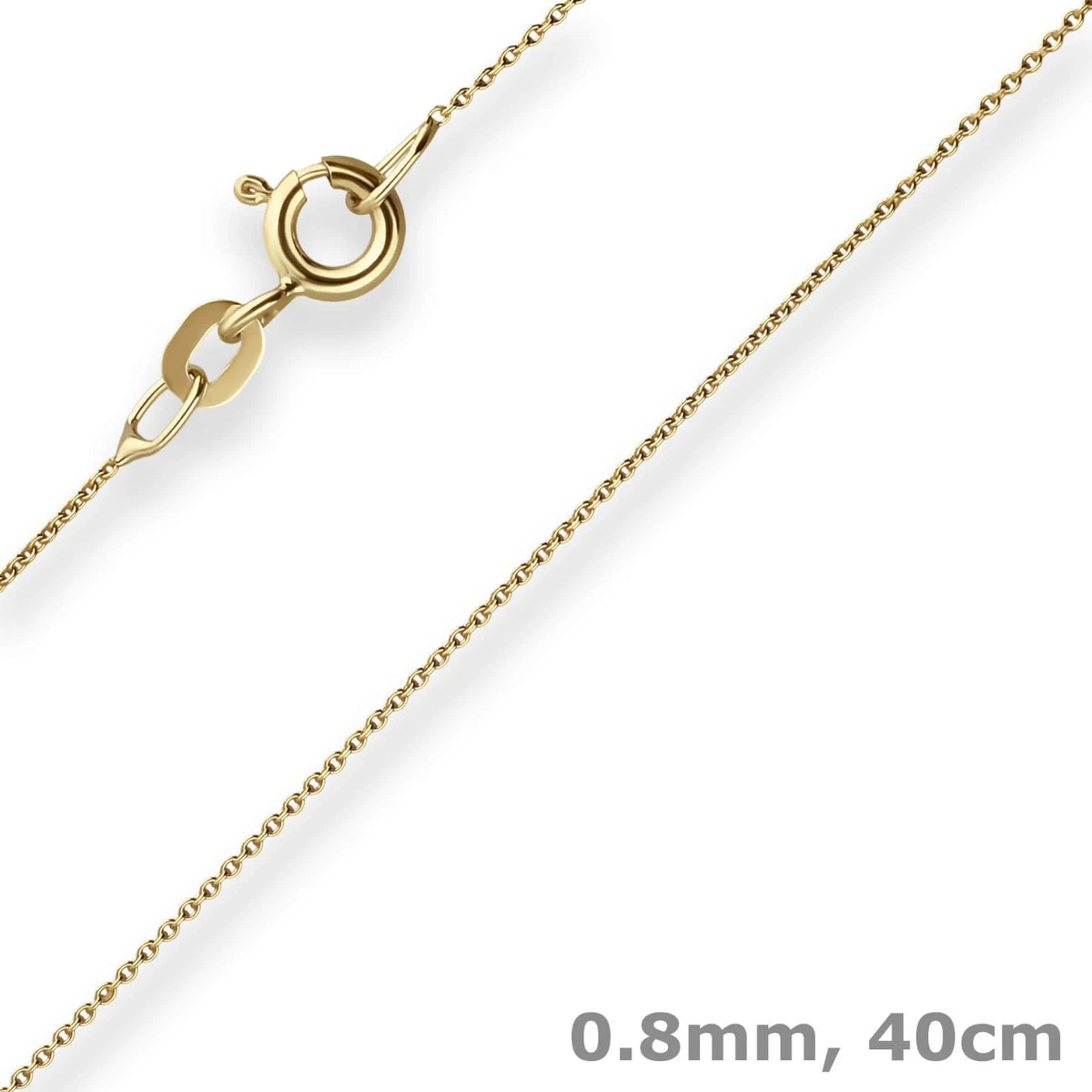 Collana Oro Giallo 9K (375) – Pendente Carissima Gold – Made In Italy – Confezione Regalo