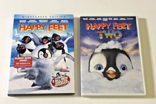 Happy Feet 1 2 - Kid's Movie DVD's, Excellent Condition