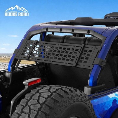 Fit 4-Door Hardtop Jeep Wrangler JL 18-26 Trunk Storage MOLLE Panel Utility Rack