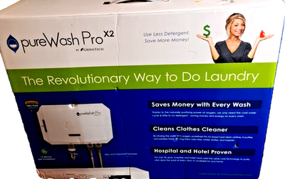 #ad #ad GreenTech pureWash Pro X2 PWPROX2V01US Open Box Laundry System NIB $299.95
