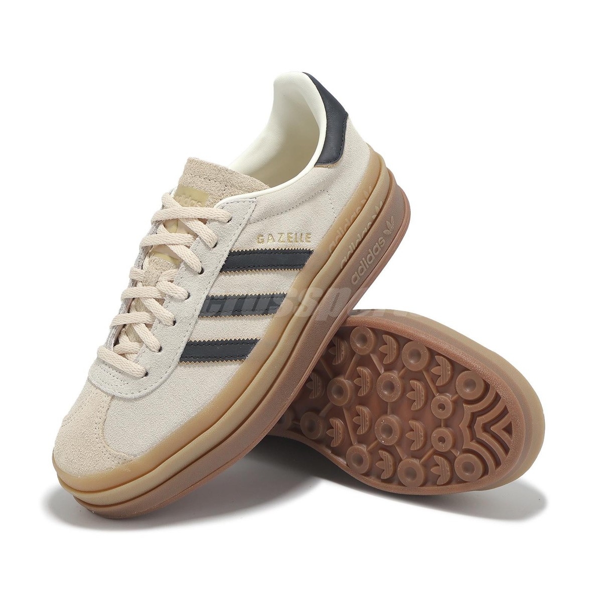 adidas Originals Gazelle Bold W Cream Black Gum Women Casual L