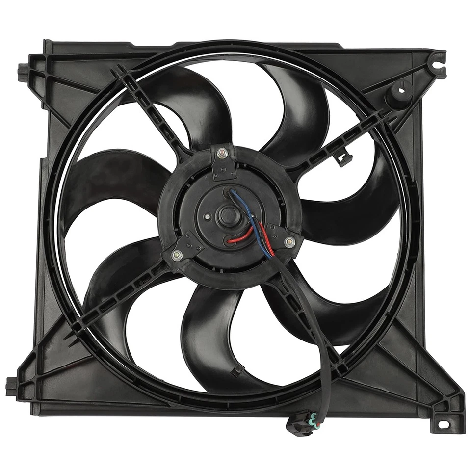 Вентилятор охлаждения конденсатора радиатора в сборе для 2001-2006 Kia Magentis и Kia Optima - Изображение 2 из 4