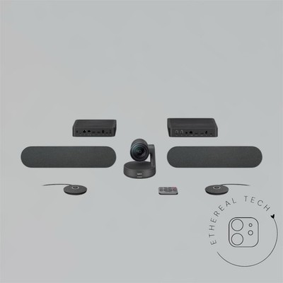  Logitech Rally Plus 4K Ultra HD Video Conferencing System New Sealed