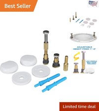 Adjustable Brass Toilet Bolts for Perfect Fit No Cutting Required 14 Pieces