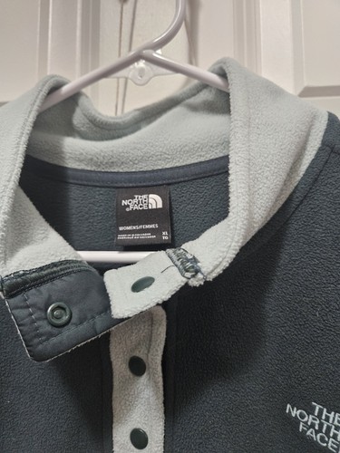 The North Face Glacier Snap Neck Fleecepullover Pullover Jadegrün Damen XL - Bild 2 von 3