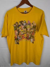 JAPANANIMEPOSTERS JumpLand Shonen Anime Shirt XL Yellow JumpForce