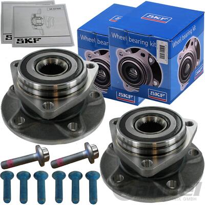 2x SKF RADLAGER-SATZ RADNABE VORNE für VW GOLF VII VW PASSAT B8 TIGUAN TOURAN