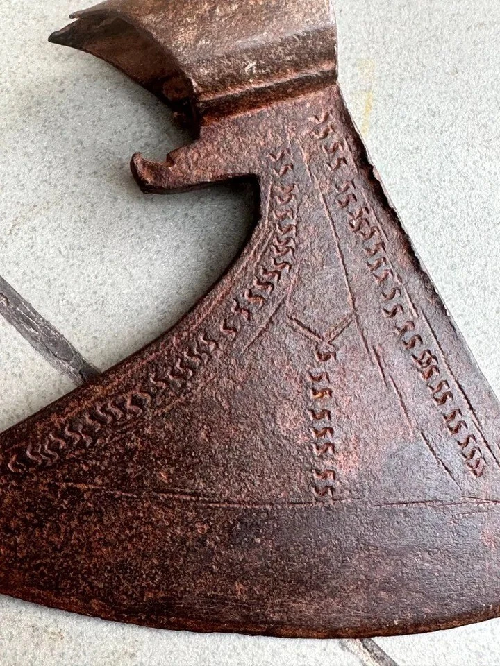 18 世纪古旧大理石石手工雕刻画 6 头印度教神雕塑 — 第 4/4 张图片